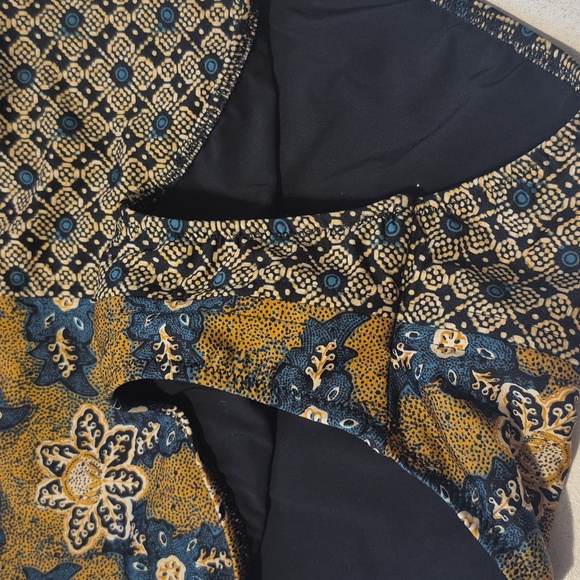 Ulla Johnson Annika Printed Blue Orange Maillot One Piece Swimsuit, $370. - Picture 3 of 12